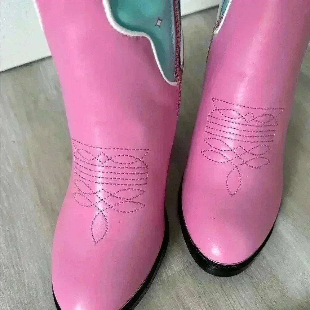 Care Bears X Dolls Kill Cowboy Boots Size 7 - Picture 3 of 9